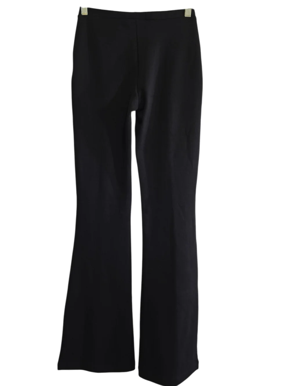 NWOT Zara 2-piece Black Interlock Knit Vest Flare Pull-on Pants Set Small Medium - Picture 8 of 13